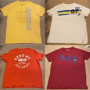 4 Aeropostale men’s t-shirts, size XL